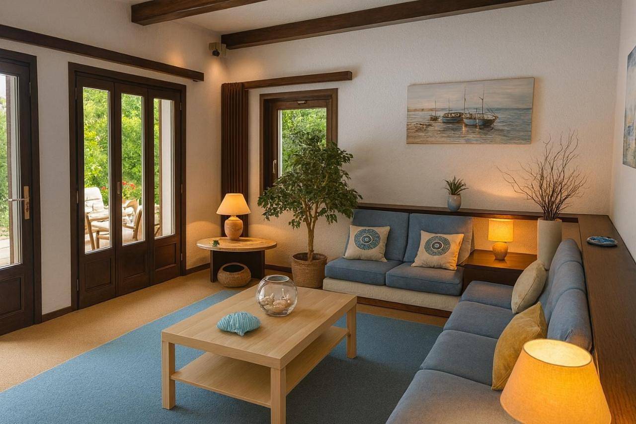 Villa sunshine with shared pool in Lignano Pineta, Lignano Sabbiadoro