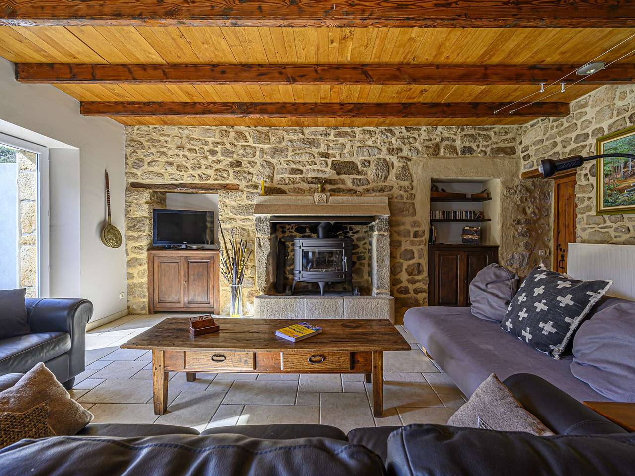Étel - Longère 7 pièces 150 m² - Wifi - Jardin clos in Étel, Côte des Mégalithes