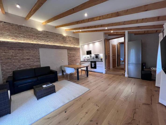 Ferienwohnung für 3 Personen, mit Terrasse und Ausblick in Teltow