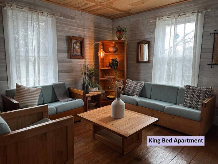 Appartement de vacances pour 4 personnes, avec jardin