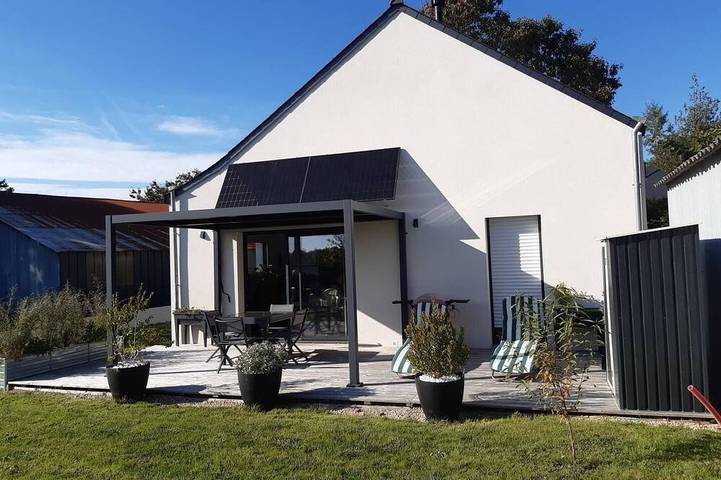 Maison de vacances pour 4 personnes, avec jardin et terrasse à Questembert