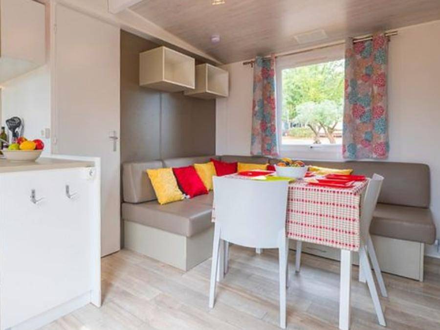 Hu Park Albatros Village - Mobilheim 6 personen - Comfort | 3 Zi. | 6 Pers. | Erhöhte Terrasse | Clim. in San Vincenzo, Etruskische Küste
