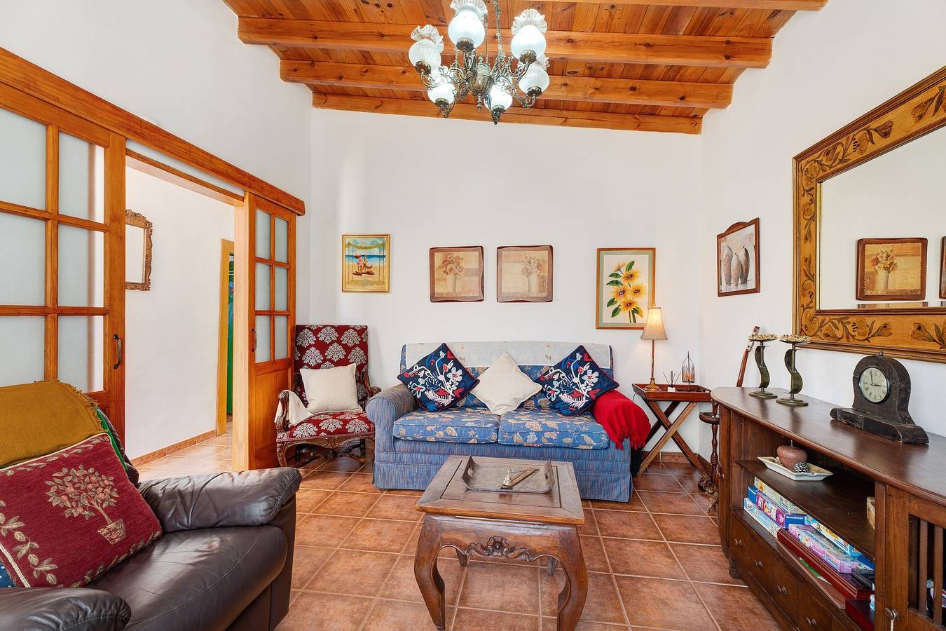 Casa de vacaciones "Rosa del Negro" con vistas al mar, terraza y Wi-Fi in Alojera, Vallehermoso
