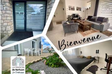 Gîte pour 6 personnes, avec jardin et terrasse à Le Relecq-Kerhuon