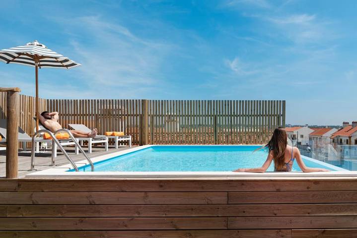 Chambre d’hôte pour 2 personnes, avec vue ainsi que piscine et terrasse à Vila Nova de Milfontes