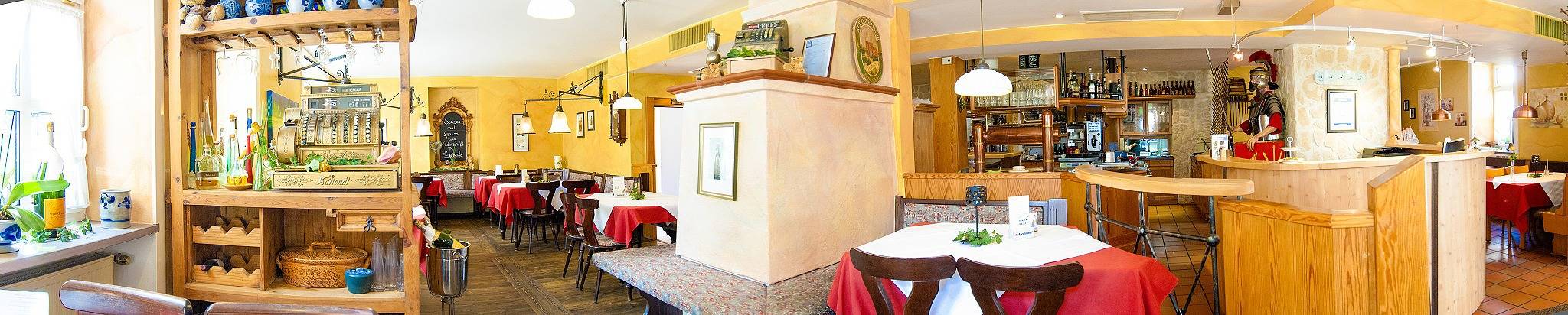 Landgasthaus & Hotel Römerhof - Zweibettzimmer/Doppelzimmer Economy im Nebengebäude mit Wlan in Obernburg am Main, Fränkisches Weinland