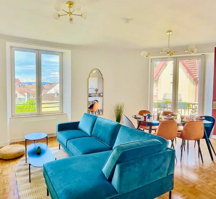 Gîte pour 6 personnes, avec balcon et vue à Belfort - 2