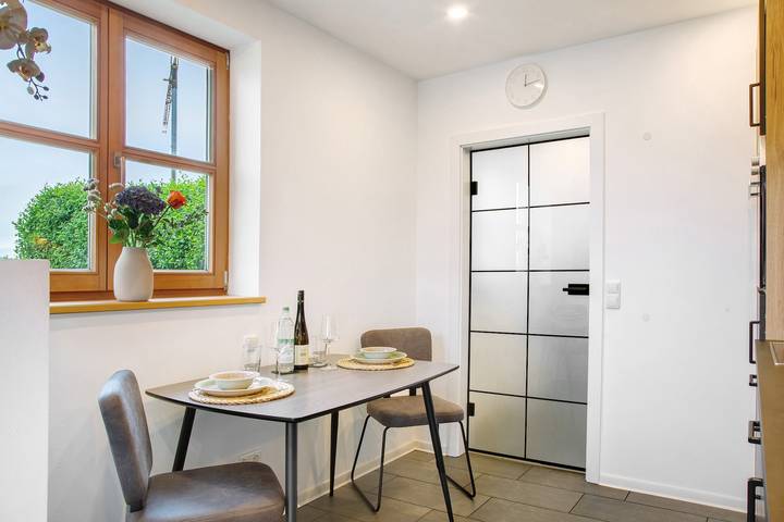 Apartamento entero, Apartamento 'Schöanuer Hof - Wohnung Rosalie' con terraza privada, Wi-Fi y aire acondicionado in Passau, Baviera Oriental