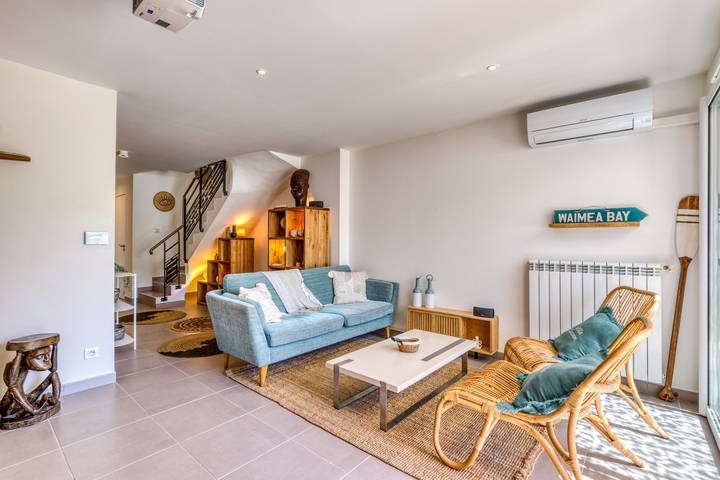 Villa Cocoon Montpellier e spiaggia con piscina privata, Wi-Fi e aria condizionata in Mauguio, Costa mediterranea (Francia)