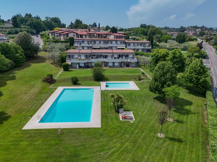 Ferienwohnung für 2 Personen, mit Terrasse und Garten sowie Whirlpool in Soiano del Lago