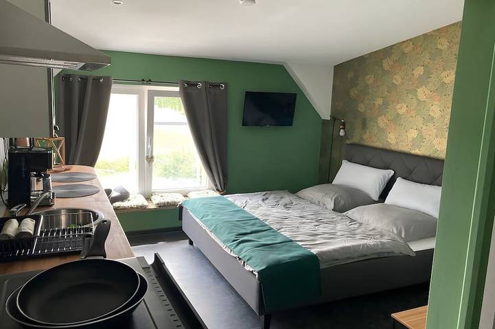 Ferienwohnung für 2 Personen, mit Terrasse und Garten in Friedrichswalde