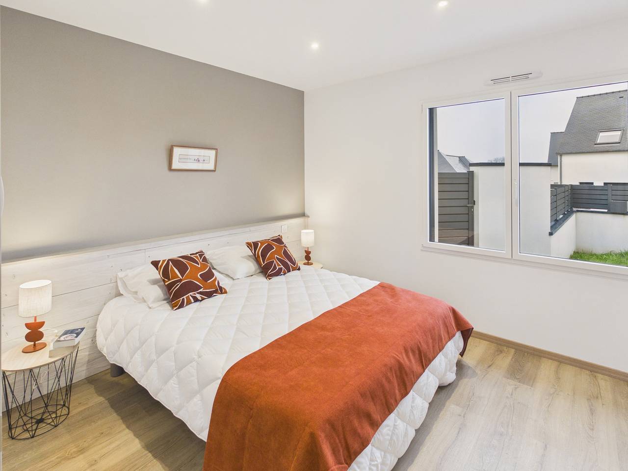 Maison neuve pour 6 avec jardin et terrasse in Plonéour-Lanvern, Côte de Cornouaille