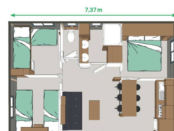 Gîte pour 6 personnes à Tulette - 4
