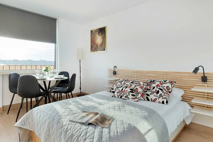 Studio dla 4 osób, z taras, zwierzęta dozwolone w Przymorze