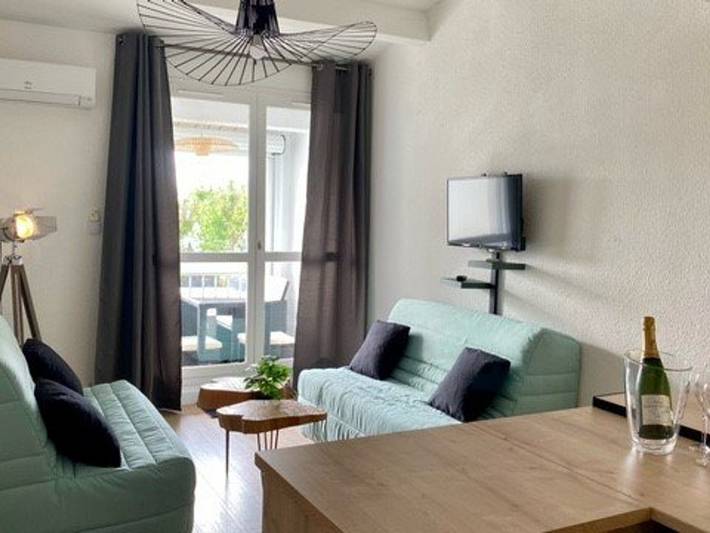 Gîte pour 4 personnes, avec terrasse dans Marseillan-Plage - 2