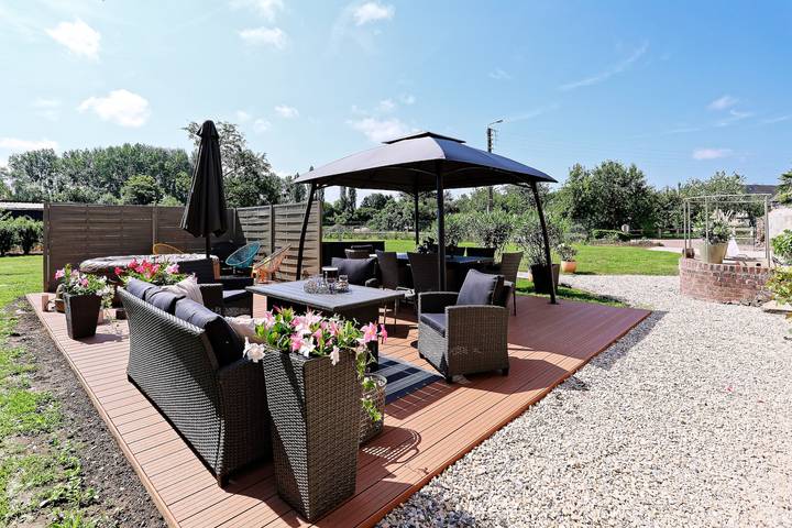 Maison de vacances pour 11 personnes, avec Jacuzzi ainsi que Terrasse et Jardin dans l' Aisne