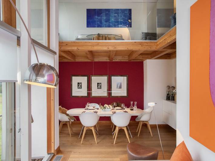 Ferienwohnung für 4 Personen, mit Balkon und Garten in Pontresina