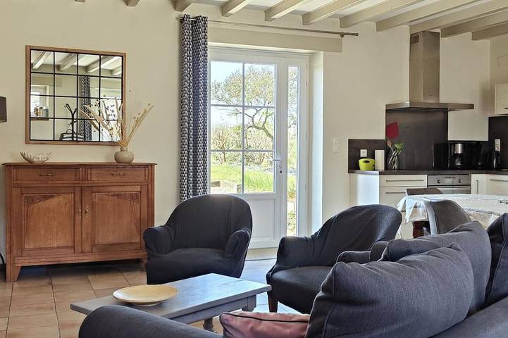 Gîte pour 4 personnes, avec Jardin à Sainte-Marie-du-Mont
