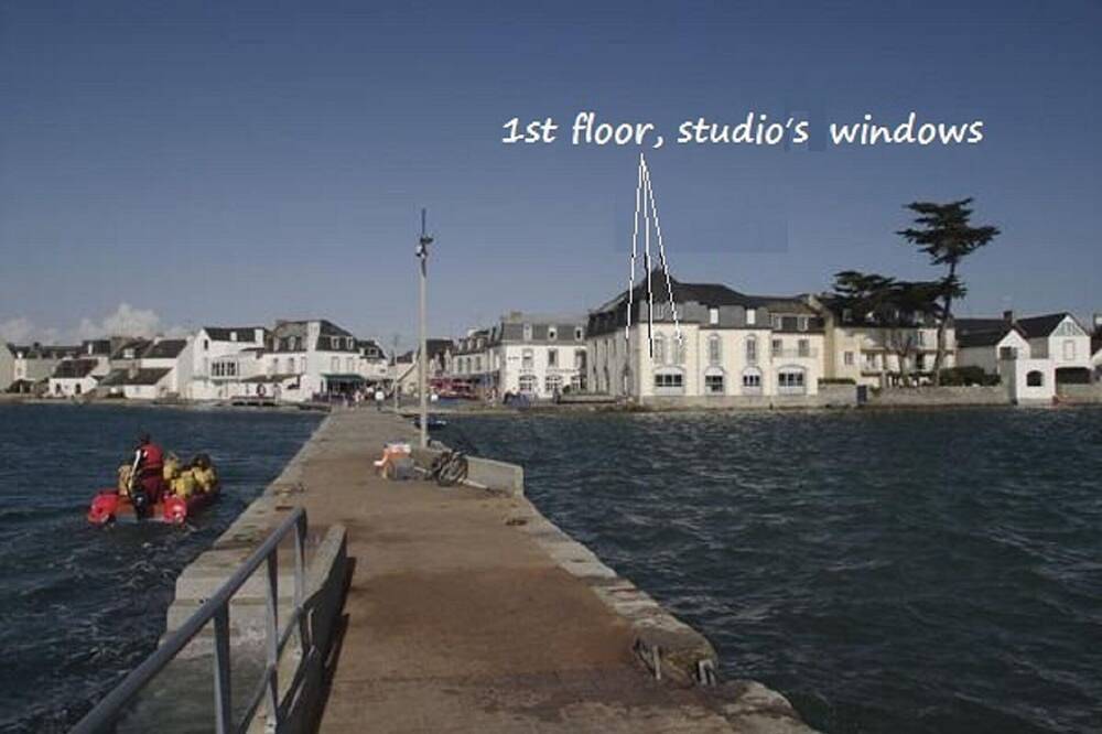Entire apartment, Studio \"On the Port\", On the Wharf in Île-Tudy, Quimper region
