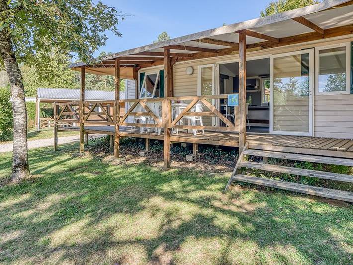 Mobil home pour 4 personnes, avec bassin pour enfant à Aubazines - 2