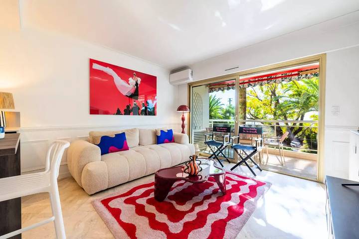 Appartement de vacances pour 4 personnes, avec terrasse dans Cannes La Bocca
