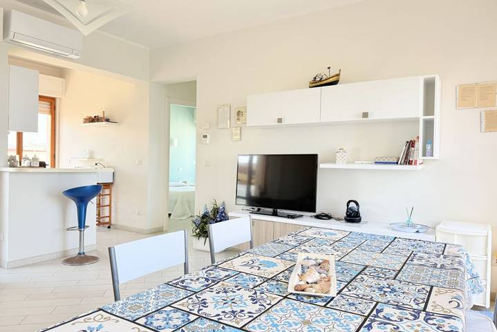 Entire apartment, P095 - Porto Recanati, new three-room apartment with large terrace overlooking the sea in Porto Recanati, Adriatic Coast Marken