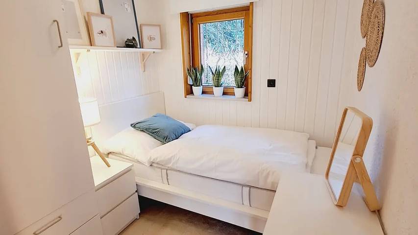 Ferienhaus für 3 Personen, mit Garten