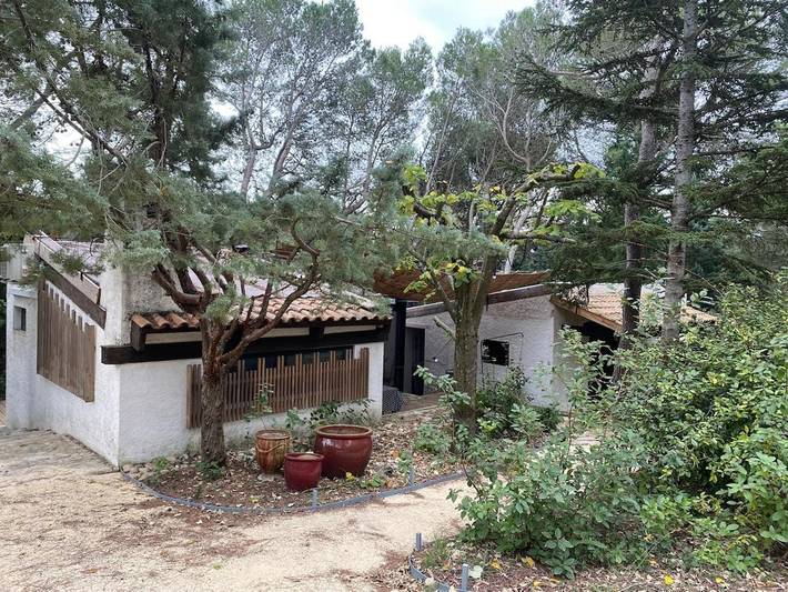 Location de vacances pour 4 personnes, avec jardin ainsi que vue et piscine à Saint-Nazaire (Gard) - 2