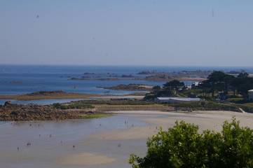 Cottage pour 3 personnes, avec vue ainsi que jardin et terrasse dans Plage de Trestel
