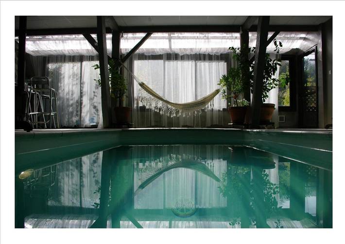 Gîte pour 3 personnes, avec vue ainsi que piscine et jardin à Montégut