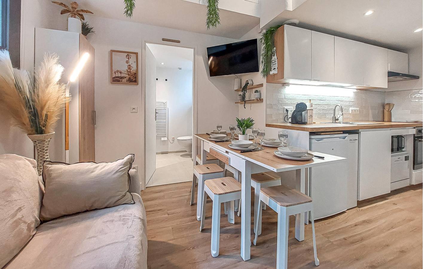 Acogedor apartamento con jardín cerca de Plage de Saint-Georges in Meschers-sur-Gironde, Region de Rochefort