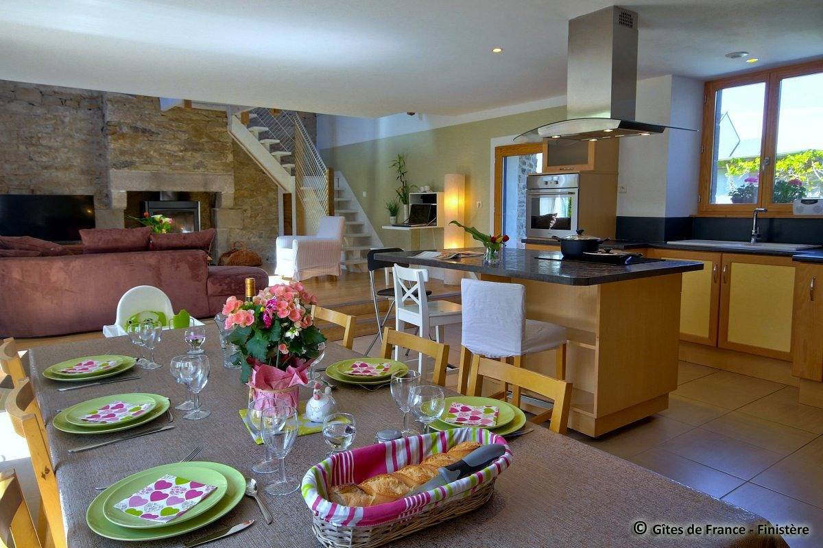 Gîte für 4 Personen mit Garten in Plougasnou, Ceinture Dorée