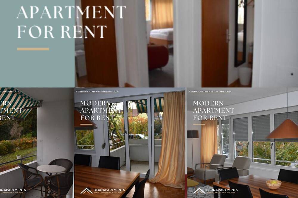 Ganze Wohnung, Aare Ruheoase – 3Br Apartment nahe Bern in Zollikofen, Kanton Bern