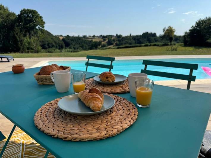 Appartement de vacances pour 2 personnes, avec piscine ainsi que vue et jardin - 1