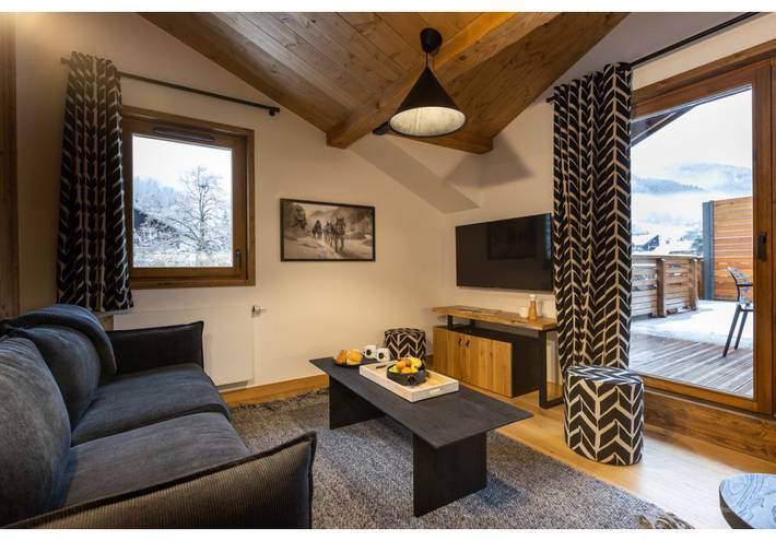 Gîte pour 6 personnes, avec terrasse, animaux acceptés dans Office De Tourisme De La Chapelle D Abondance - 4