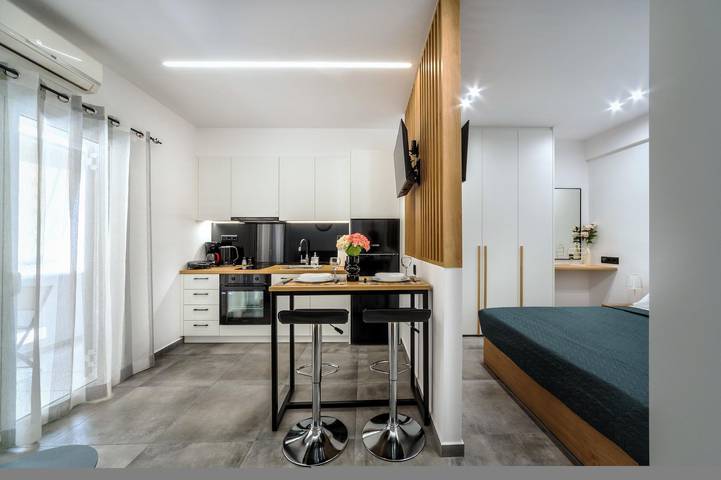 Appartement entier, Appartement de vacances pour 2 personnes avec terrasse in Région d'Iraklio-Héraklion