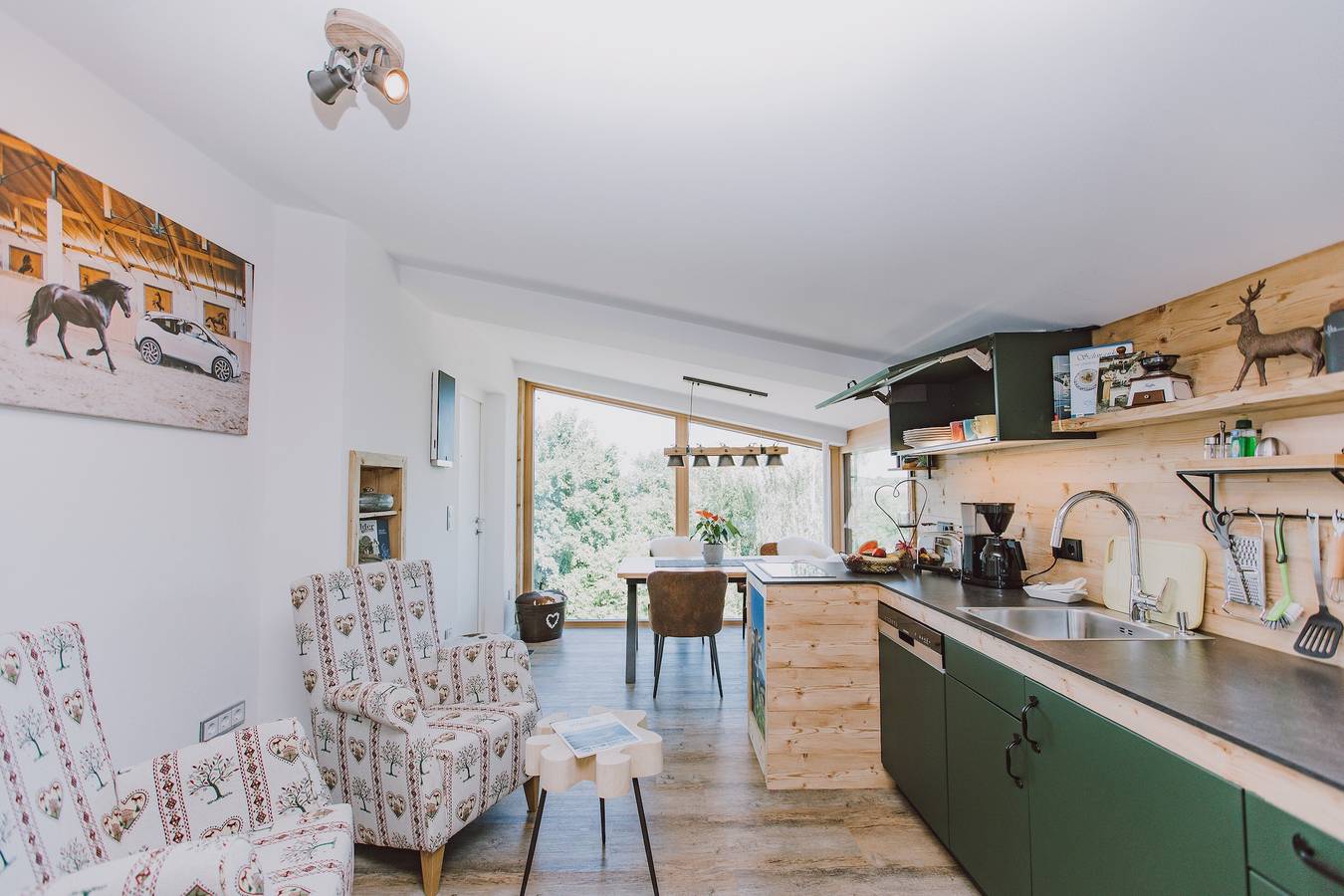 Appartement entier, Appartement 'Deer' avec jardin commun, Wi-Fi et climatisation in Germaringen, Souabe (Bavière)