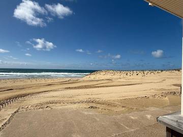 Gîte pour 9 personnes, avec terrasse et vue dans Saint-Girons-Plage