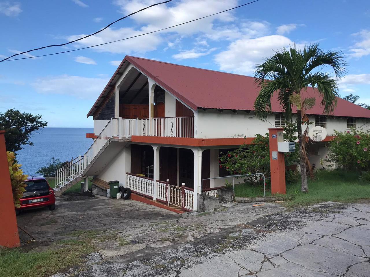 Charmantes Haus Pointe-Noire, Meerblick in Pointe-Noire, Guadeloupe