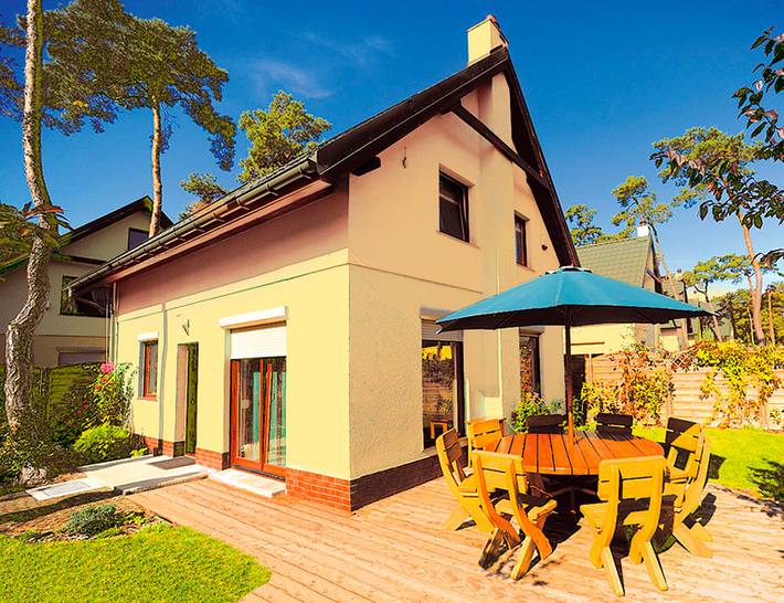 Ferienhaus für 7 Personen, mit Terrasse und Garten, mit Haustier