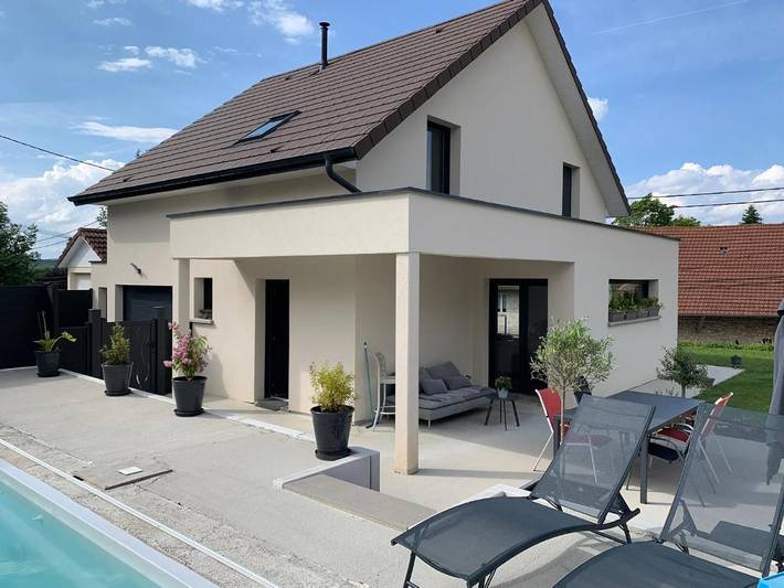 Villa pour 6 personnes, avec terrasse ainsi que piscine et jardin dans Territoire de Belfort - 4