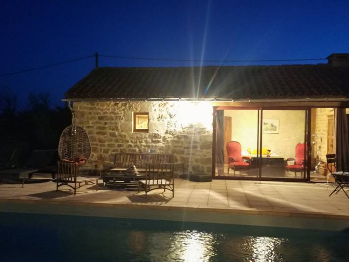 Studio pour 2 personnes, avec jardin ainsi que piscine et terrasse dans le Lot - 3