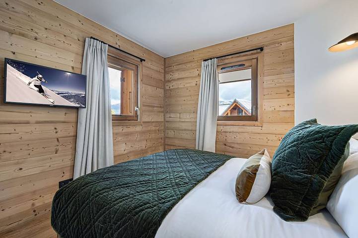 Ganze Wohnung, Wunderschönes Duplex für 9 in Courchevel mit Balkon und Parkplatz in Courchevel 1650 (Moriond), Saint-Bon-Tarentaise