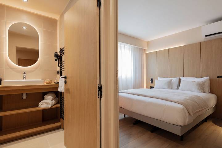 Gîte pour 4 personnes, avec Balcon ainsi que Piscine et Sauna dans Golf de Montpellier Massane