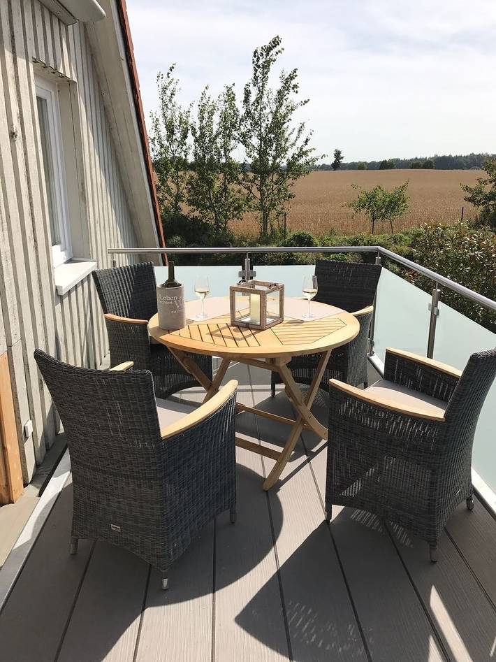 Ferienwohnung für 4 Personen, mit Balkon und Garten in Rieseby