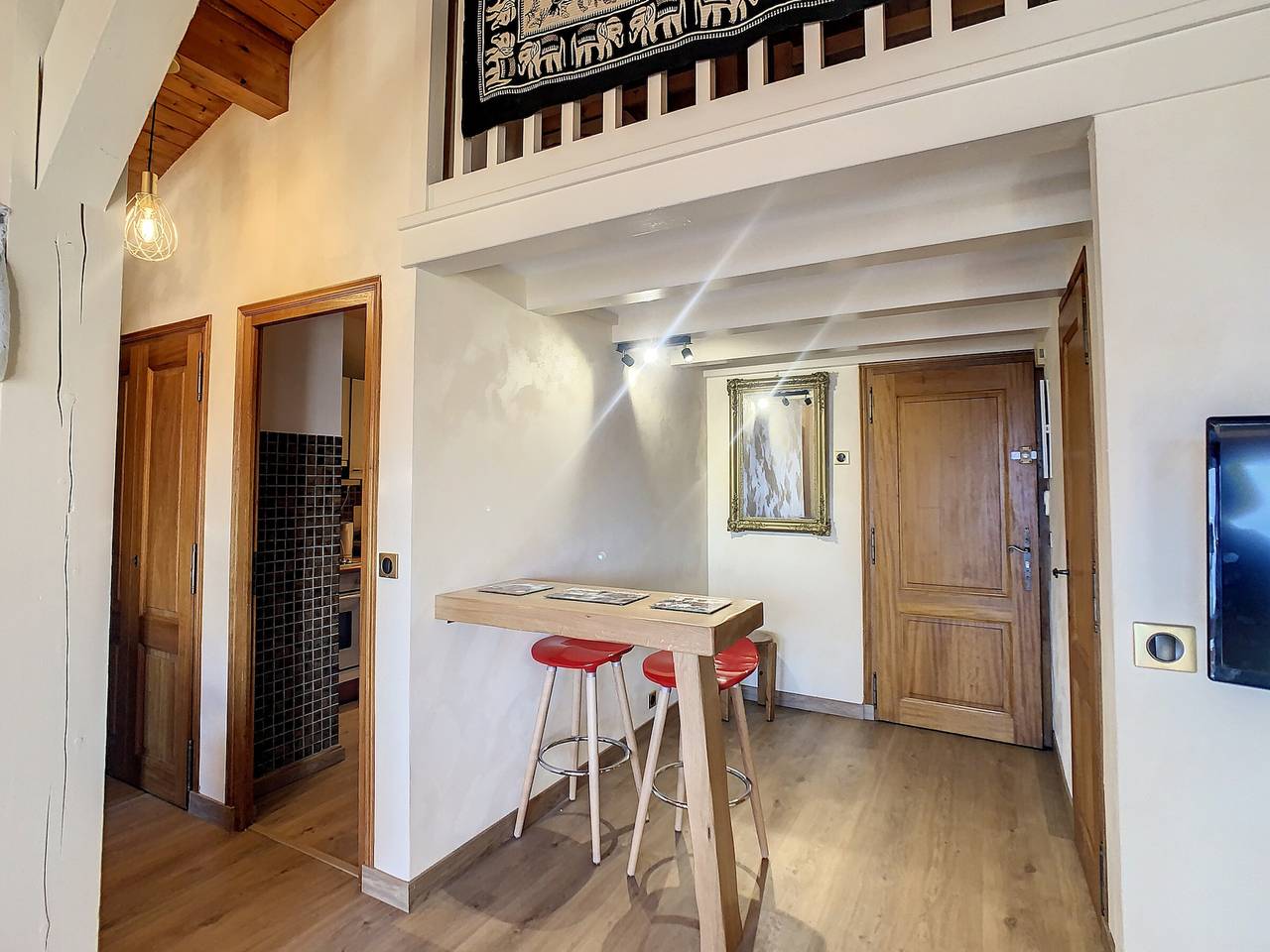 Ganze Wohnung, 2 Zimmer + Galerie direkt an den Pisten von Combloux in Combloux, Pays du Mont-Blanc