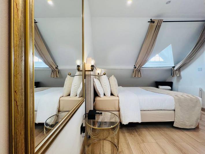Appartement de vacances pour 4 personnes, avec vue et jardin