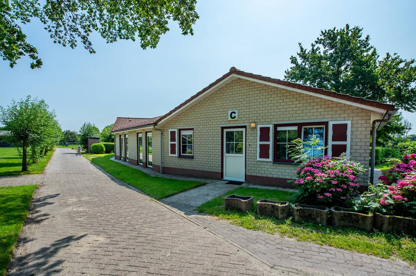 Spacious 20-bed family home with 10 bedrooms, 2 kitchens and lots of privacy in Hengstdijk in Flandes zelandés