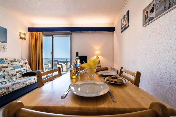 Gîte pour 3 personnes, avec balcon et piscine dans Plage Lydia - 2