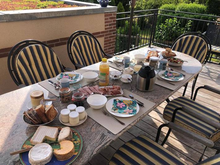 Chambre d’hôte pour 2 personnes, avec vue et jardin à Honfleur - 2